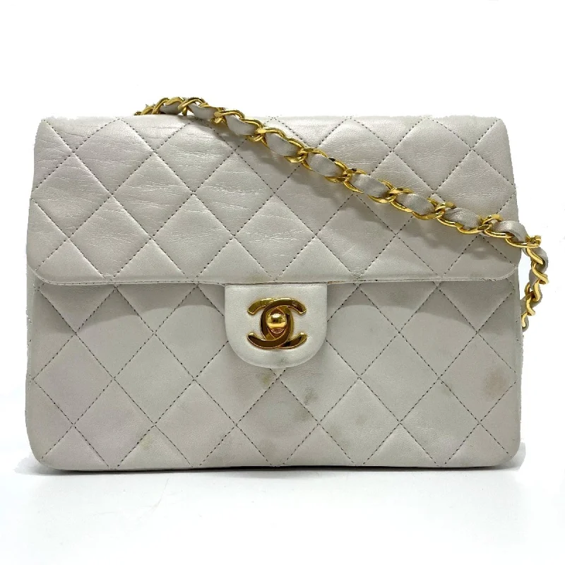 Chanel bags as wedding day accessoriesChanel CC Mark Bag ChainShoulder Crossbody Shoulder Bag White GoldHardware