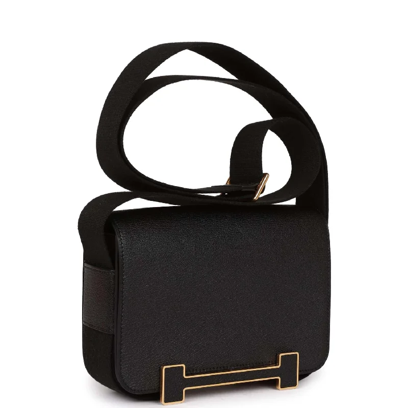 Hermes Bags for the Discerning Luxury CollectorHermes Geta Black Chevre Gold Hardware