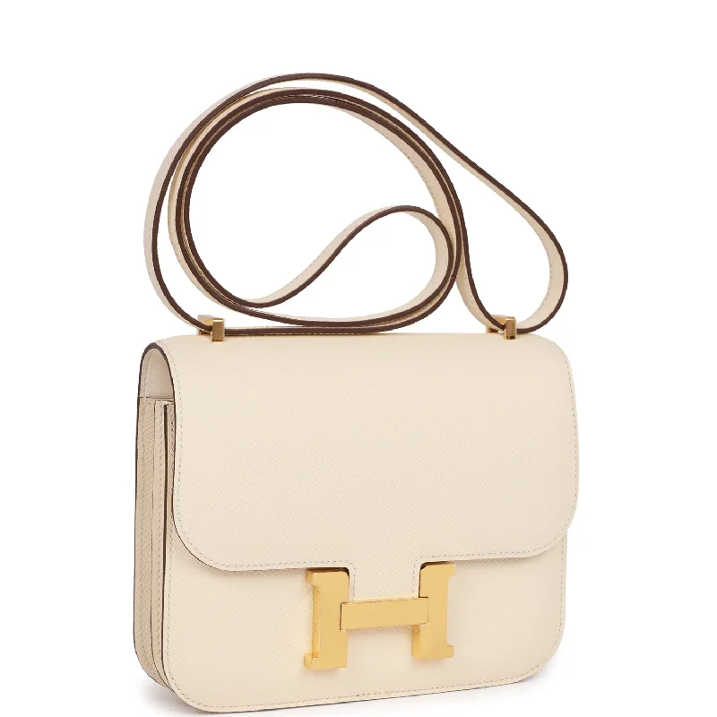 Easy - to - Clean Hermes Bags for Busy LifestylesHermes Constance 18 Nata Epsom Gold Hardware