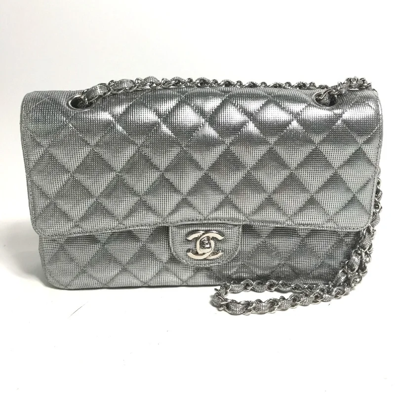 Chanel bags for the minimalist fashionChanel CC Mark CC Double Chain Shoulder Bag Shoulder Bag Silver