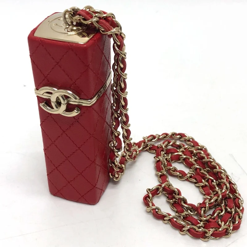 Chanel Lightweight Handbag for Daily ErrandsChanel CC Mark CC Chain Shoulder Bag Shoulder Bag Red GoldHardware