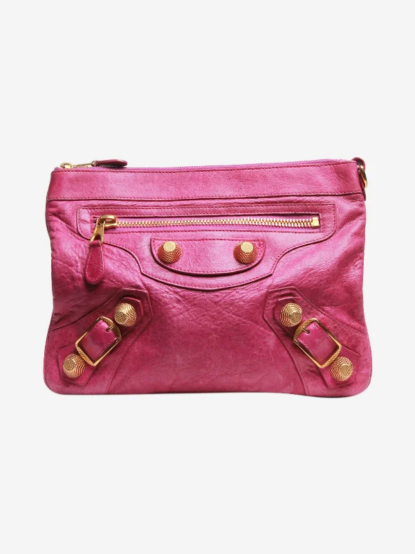 Elegant Hermes Clutch - Style Bags for Formal GalasPink Magenta clutch bag