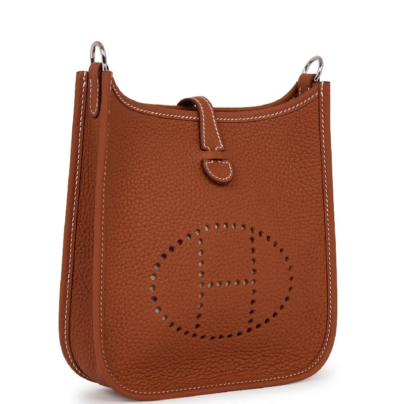 Durable Hermes Canvas - Trimmed Bags for Outdoor UseHermes Evelyne TPM Gold Clemence  Palladium Hardware