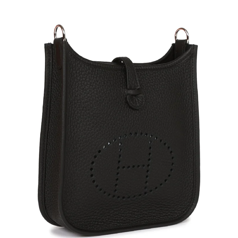 Hermes Bags with Interior Dividers and OrganizersHermes Evelyne TPM Black Clemence Palladium Hardware