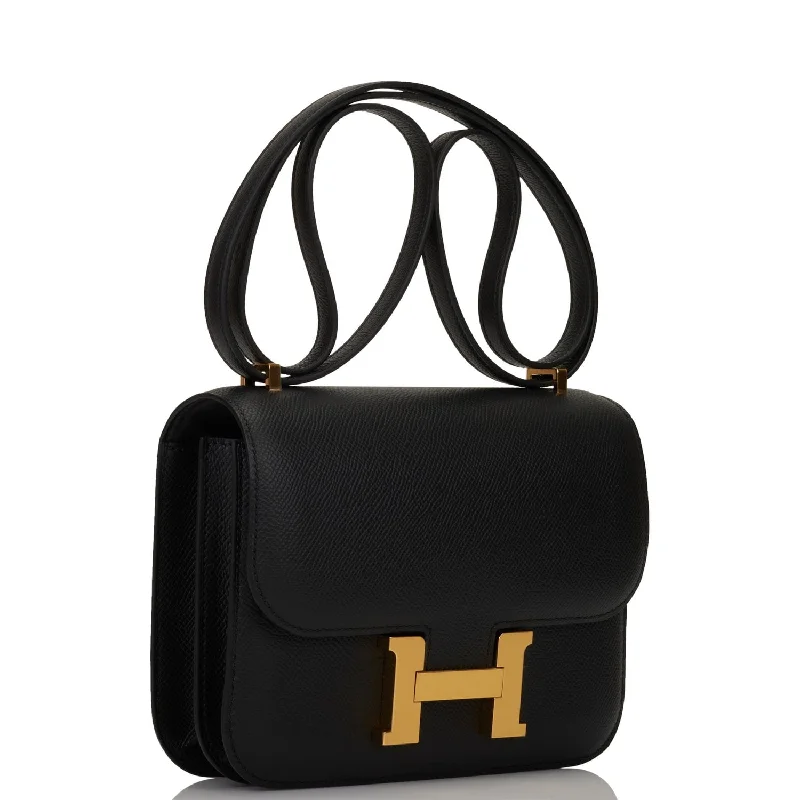 Exquisite Hermes Picotin Bags for Everyday EleganceHermes Constance 18 Black Epsom Gold Hardware