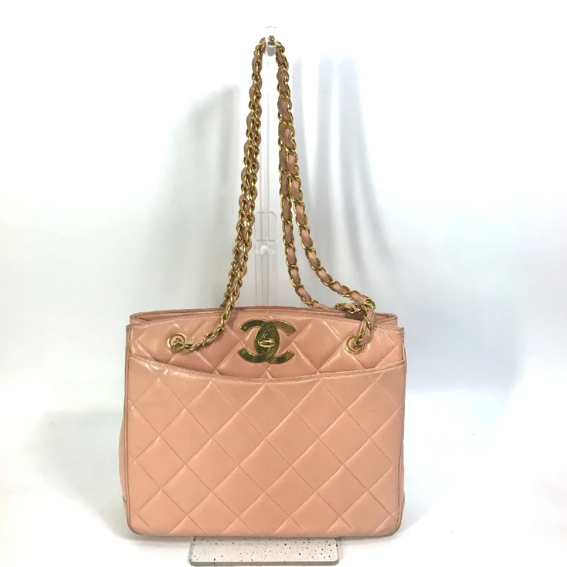 Chanel bags available in bold colors and patternsChanel CC Mark Shoulder Bag Chain bag Tote Bag Shoulder Bag pink GoldHardware