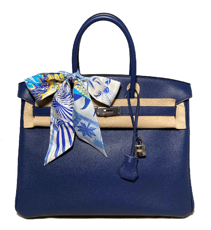 Hermes Constance Bags in Limited - Edition ColorwaysRare Hermes Blue Sapphire Taurillon Novillo Sea Surf & Fun Birkin 35