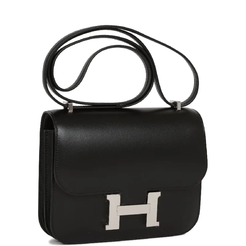 Hermes Bags for the Discerning Luxury CollectorHermes Constance 18 Black Tadelakt Palladium Hardware