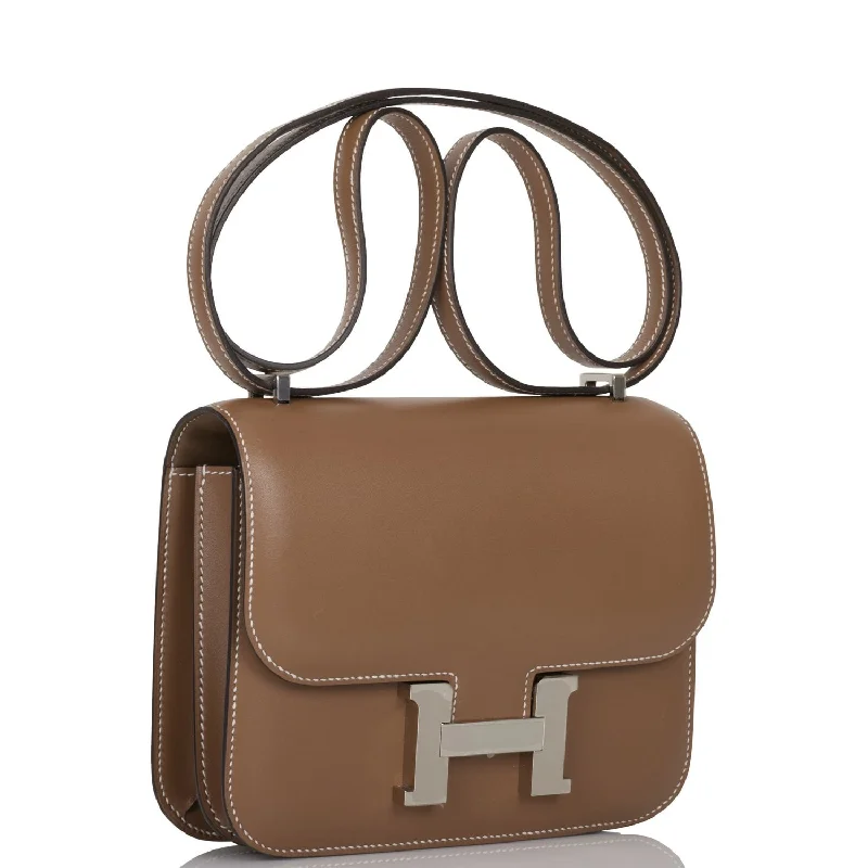 Hermes Constance Bags in Limited - Edition ColorwaysHermes Constance 18 Etoupe Tadelakt Palladium Hardware