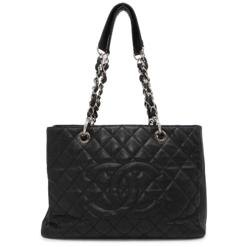 Chanel classicChanel Chain Tote Bag Matelasse Coco Mark GST Caviar Skin A50995 Shoulder